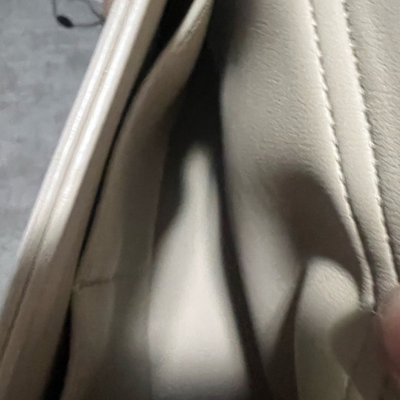 Tan purse with snakeskin, Vintage Style - Picture 2 of 5